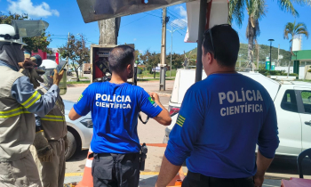 Polícias Civil, Técnico-Científica e Equatorial Goiás flagram furto de energia em Senador Canedo